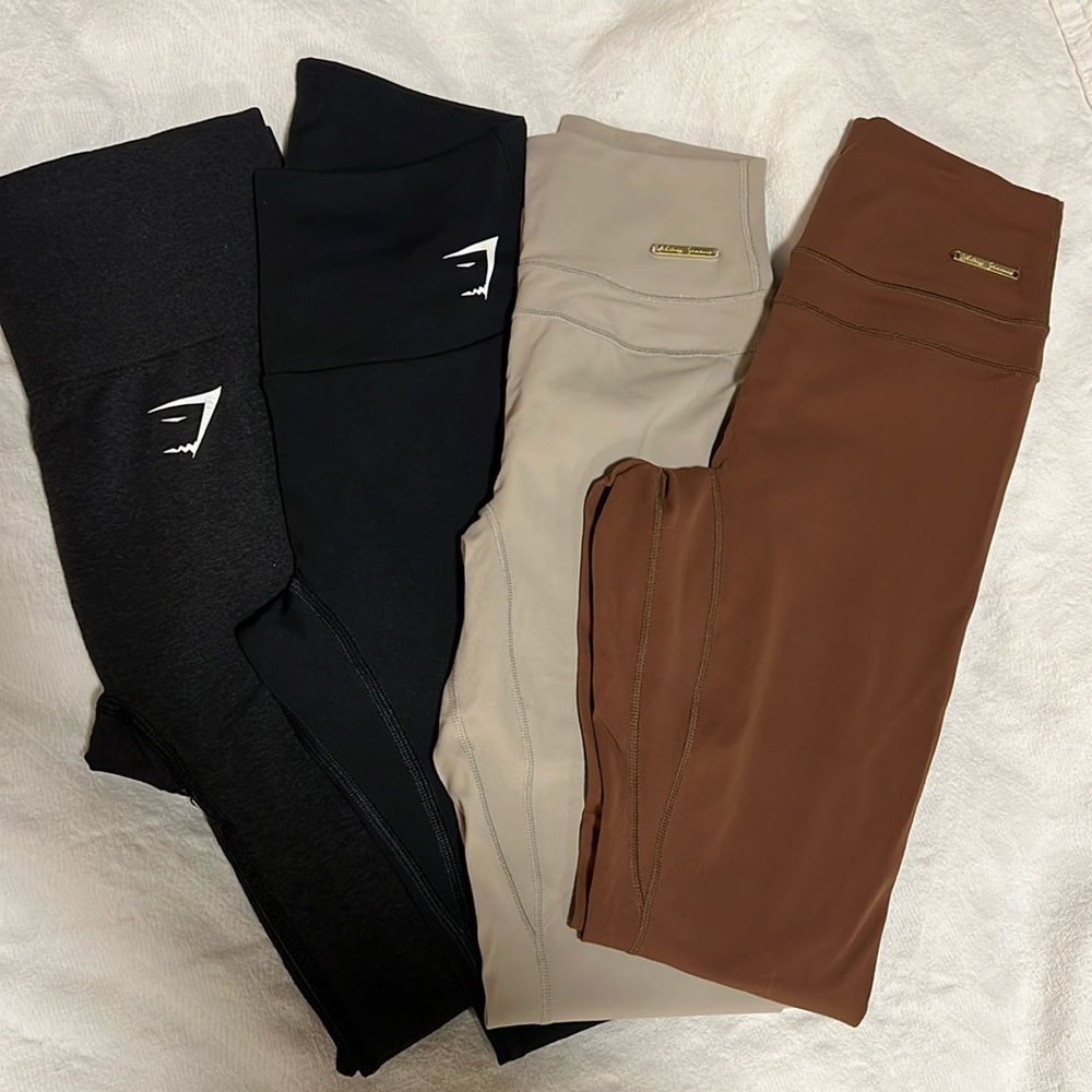 Gymshark Leggings Bundle of 4 with Whitney Leggings